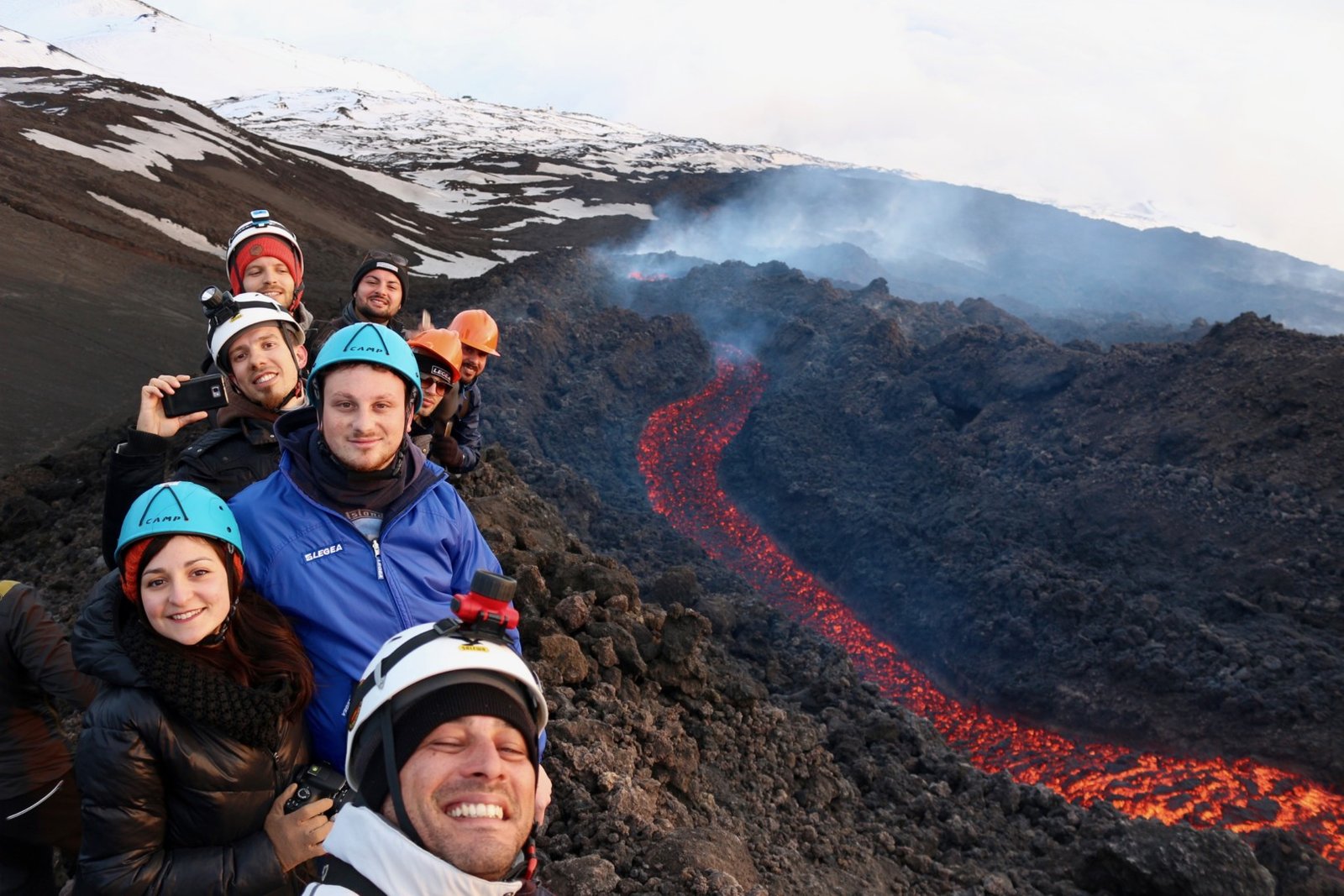 Excursion sur l'Etna en éruption