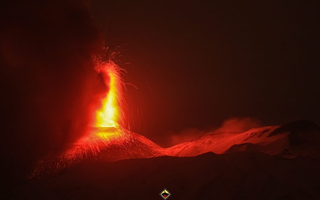 L’ultima eruzione dell’Etna al Cratere di Sud Est