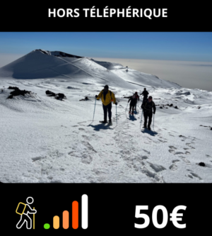 Trekking hivernal Etna Sud
