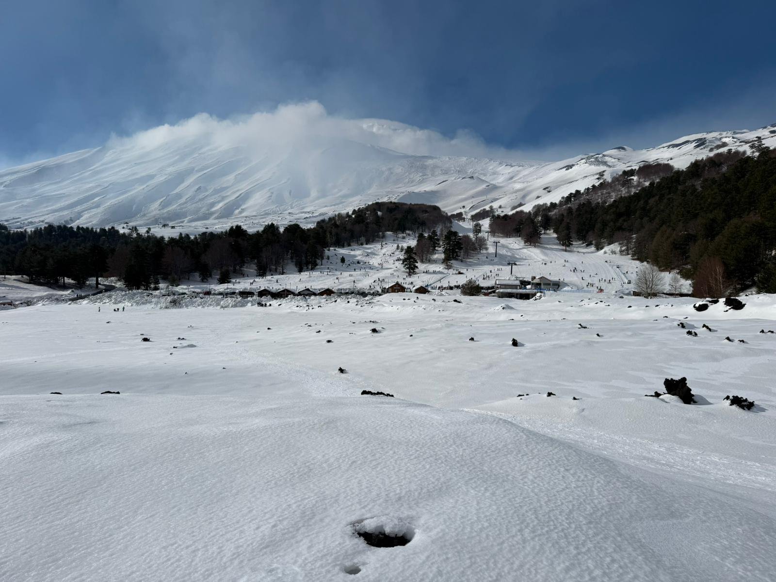 situazione neve sull'etna situazione neve sull'etna