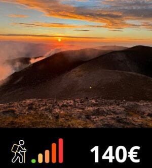 Sunset Trekking to the Summit Craters of Etna